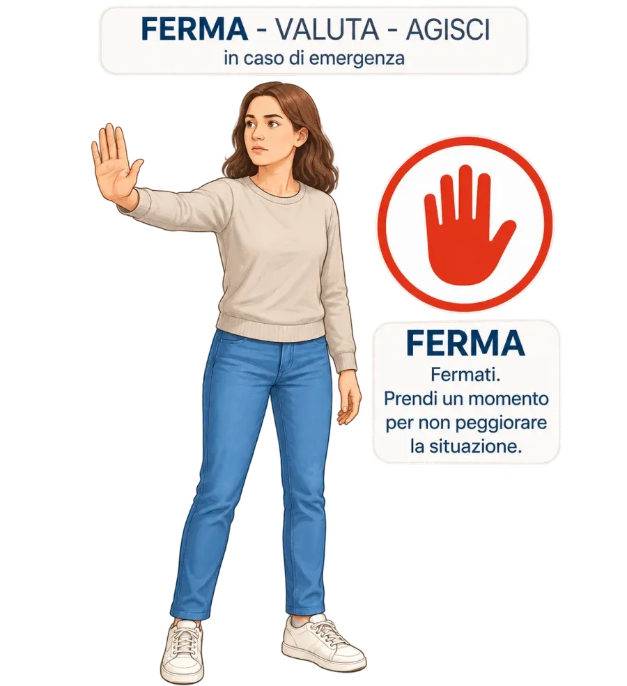 Illustrazione della Guida: Ferma